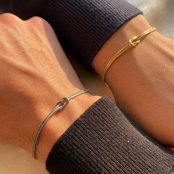 Forever Knot Couple Bracelets